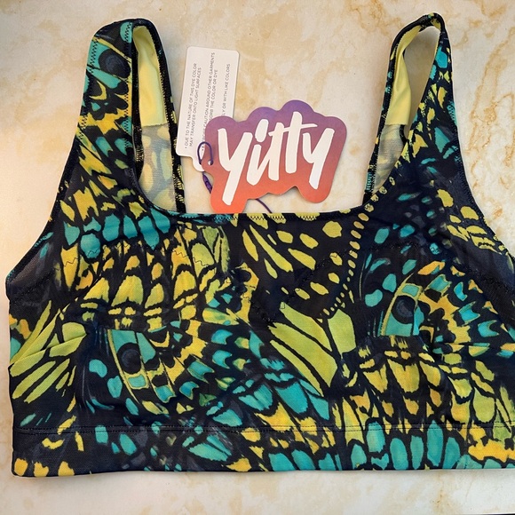 Fabletics Mesh Me Smoothing Midi Bralette - Picture 2 of 5